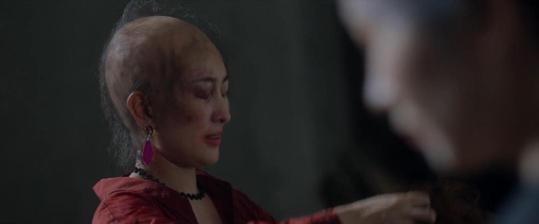 病情暴露后流泪的黄彩玲